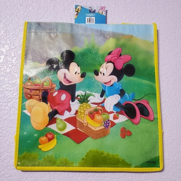 Legacy Disney Mickey Mouse and Friends Reusable Tote Shopping Bag Picnic - Picture 2 of 6